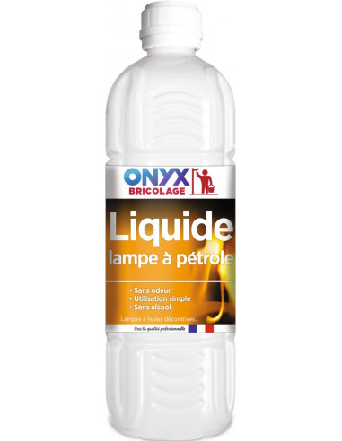 Liquide pour lampe à pétrole neutre flacon 1 litre - ONYX