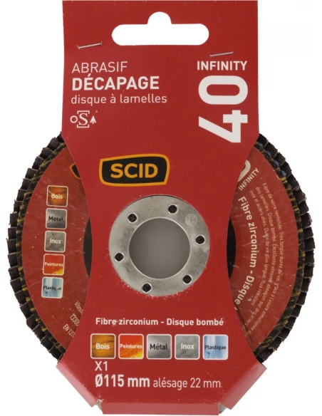 Disque zirconium infinity bombé ø 115 mm 40 1