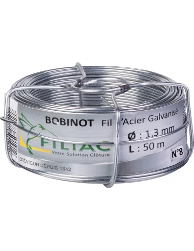 Fil galvanisé 1,3 50 n°8