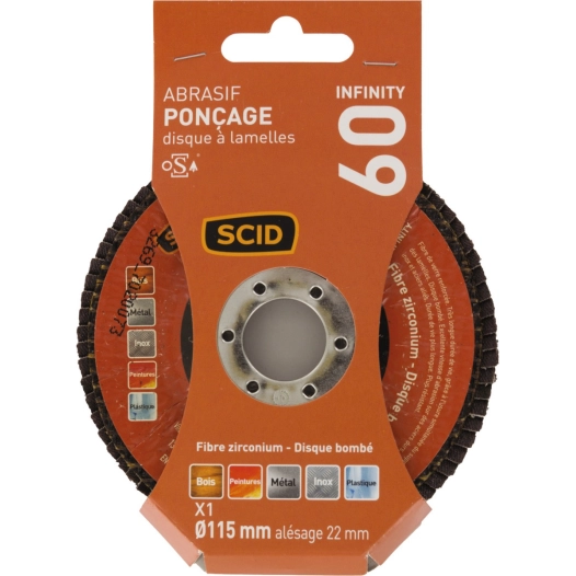 Disque zirconium infinity bombé ø 115 mm 60 1