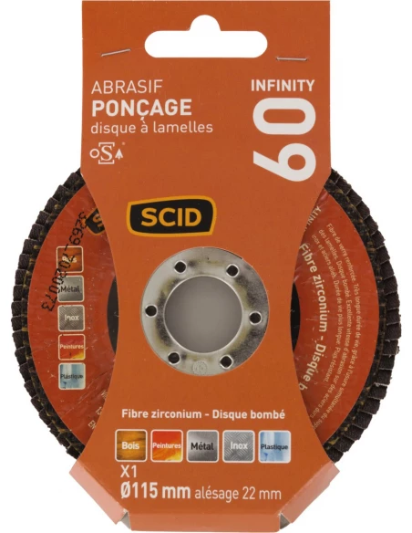 Disque zirconium infinity bombé ø 115 mm 60 1