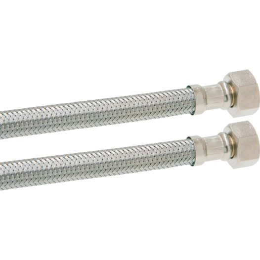 Flexible alimentation 13 mm tresse sur patte ix ff 20-27 lg 100 cms