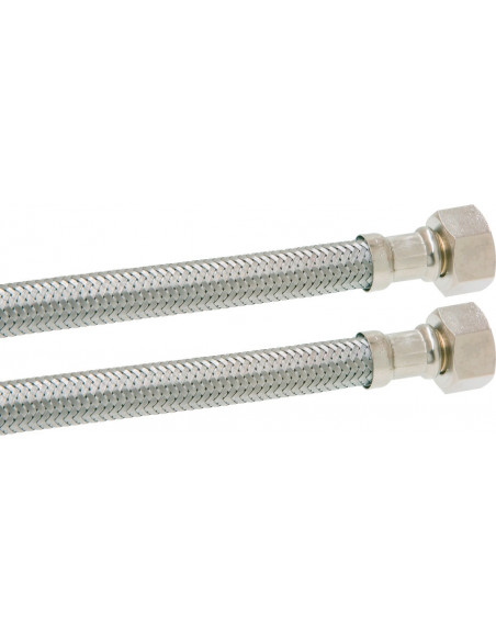 Flexible alimentation 13 mm tresse sur patte ix ff 20-27 lg 100 cms