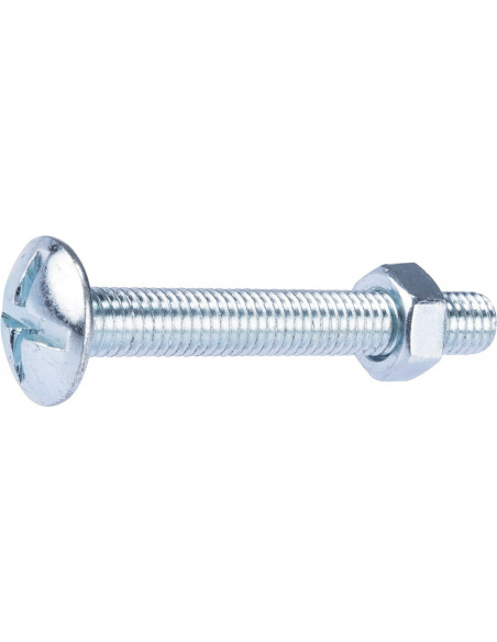 Boulon Poelier M8x60 Fixpro Lot 50 Fixation robuste pour bois et métal - Fixpro