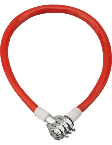 Cable antivol vélo à code diamêtre 5mm - 0.50 m - THIRARD
