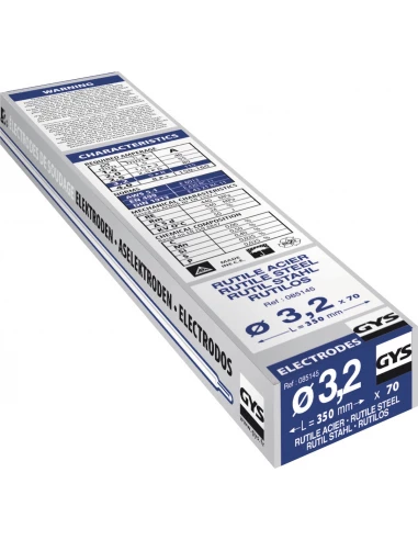Electrode traditionnelle acier rutile bg 70 3,2