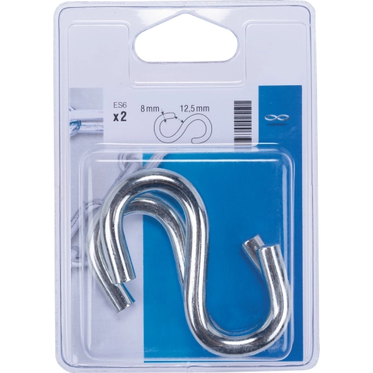 Esse égal acier zingué diamêtre 8mm ouverture 12,5mm - 2 pièces - CHAPUIS