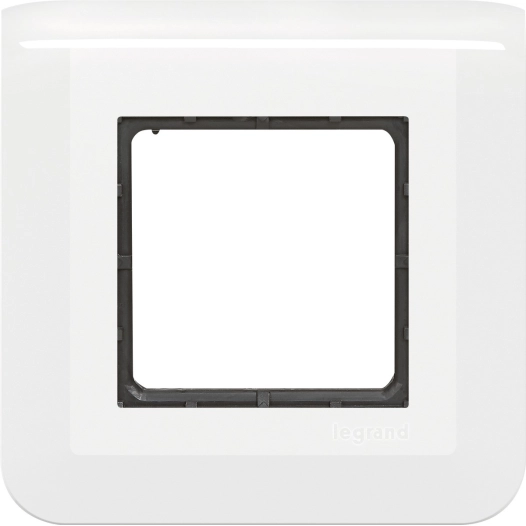 Plaque support à vis 2 modules blanc Mosaic - LEGRAND