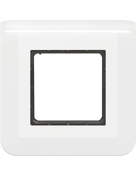 Plaque support à vis 2 modules blanc Mosaic - LEGRAND