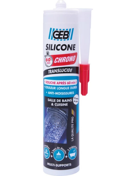 silicone 60 mn transparent