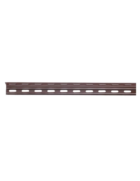Cornière nervurée 30 x 30 mm marron 2