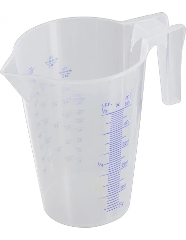 Broc verseur gradué polypropylène translucide 0,5 l 145 x 100 x 135