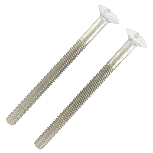 Visserie acier blanc 2 vis relieuses + 2 douilles 70