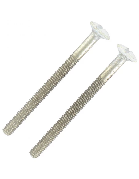 Visserie nickelé satiné 2 vis relieuses + 2 douilles 70