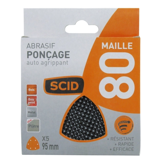 Patin delta auto-agrippant 95 mm 80 5