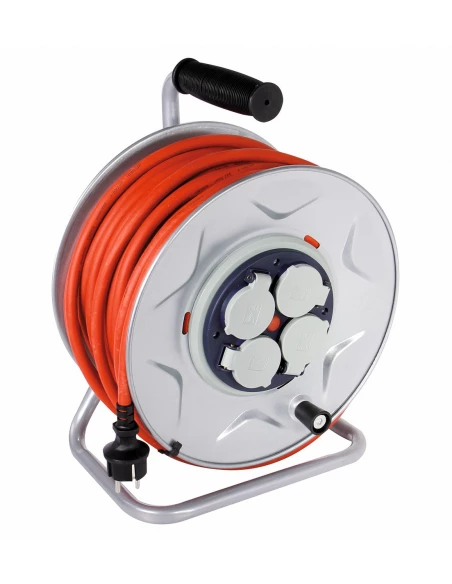 Enrouleur électrique professionnel à moyeu fixe ho7 rn-f 3g 2,5 mm² 40 mêtres - DHOME