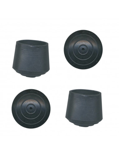 Embout Caoutchouc 12mm Noir Protection polyvalente - PVM