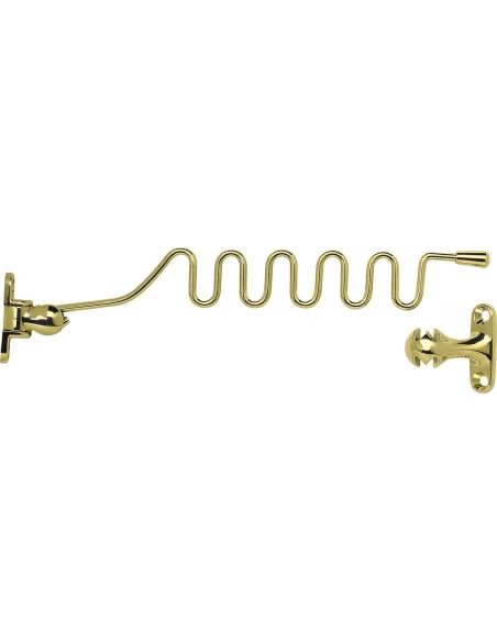 Entrebailleur de fenêtre universelle serpentin doré