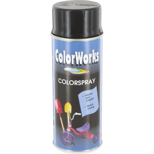 Peinture brillante aérosol 400ml noir brilla