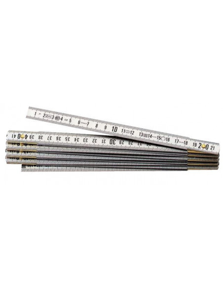 Mesure pliante laiton 1 5 branches