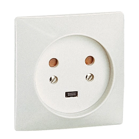 Prise 20 a - 80 x 80 mm a encastrer 2p+t