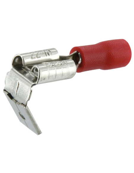 Clip mixte pré isolé rouge 6,35mm - 10 pièces