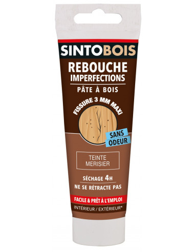 SINTO Pâte à bois à l'eau 80g merisier - SINTO