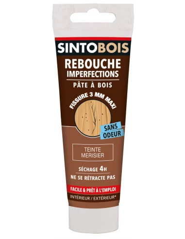 SINTO Pâte à bois à l'eau 80g merisier - SINTO