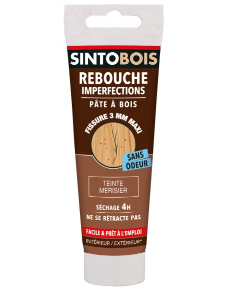 SINTO Pâte à bois à l'eau 80g merisier - SINTO