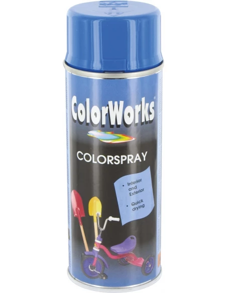 Peinture brillante aérosol 400ml br bleu cie