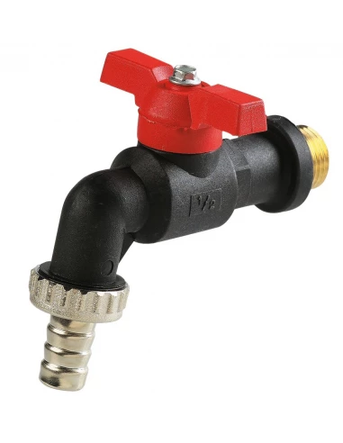 Robinet papillon gaine polypropylène 15 x 21 / 20 x 27