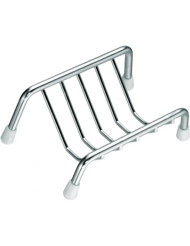 Porte-savon fil finition chromé