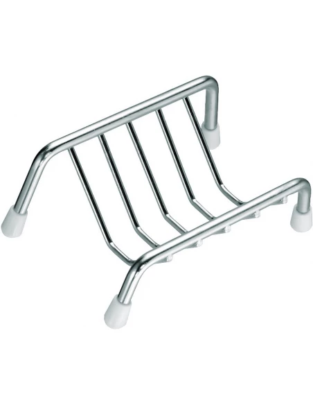 Porte-savon fil finition chromé