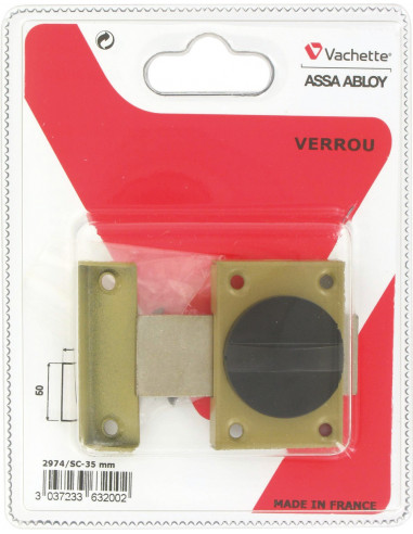 Verrou automatique verni 35