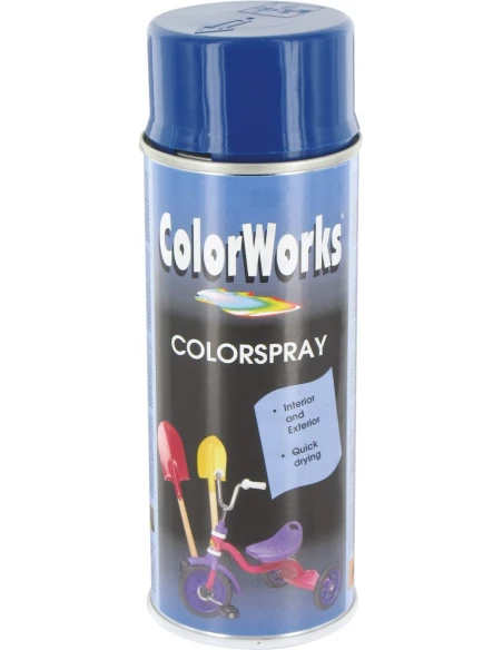 Peinture brillante aérosol 400ml br bleu gen