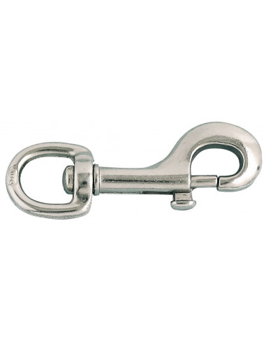 Mousqueton Pompier Zamak 75mm Fixation robuste et polyvalente en Zamak - DECO