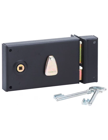 Serrure horizontale pêne dormant 1/2 t droite