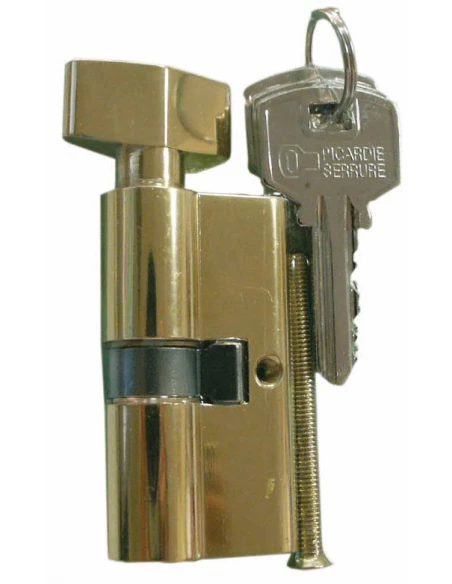 Cylindre de sureté double à bouton 30 x 30