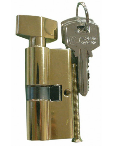 Cylindre de sureté double à bouton 30 x 30