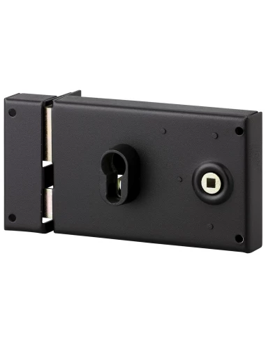 Serrure horizontale pour cylindre à fouillot gauche