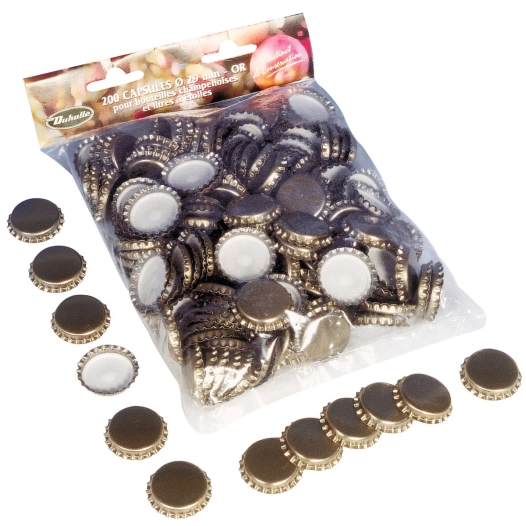 Capsule bouteille champenoise or sans opercule 200 29