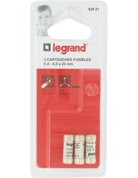 Cartouche domestique à voyant avec témoin de fusion 6 23 x 8,5 3