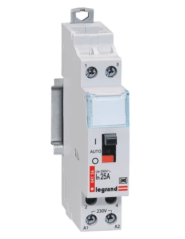 Contacteur tarif heures creuses bipolaire 230 v 2 contacts à fermeture 25 a 1