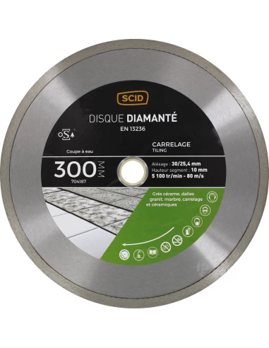 Disque carreleur milieu de gamme 300 30/25,4