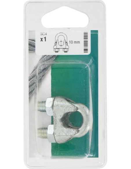 Serre-cable à étrier acier 10mm - 1 pièce