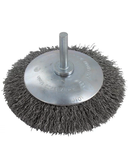 Brosse cuvette fils acier ondulés 90 12500