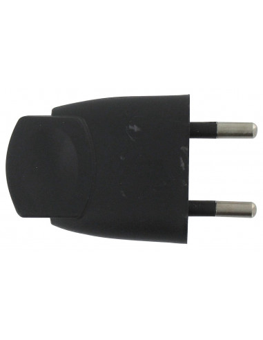 Fiche Mâle 6A Noire Connectivité électrique simple et fiable - Dhome