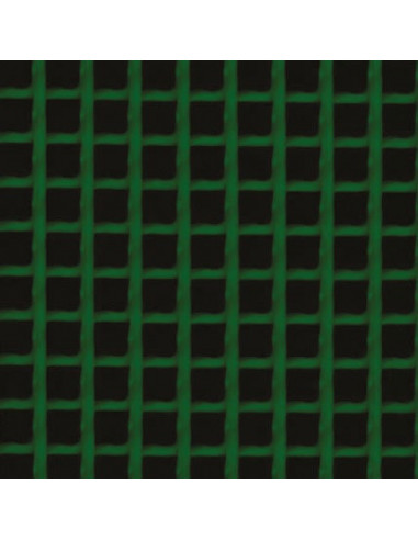 Grillage plastique maille carrée h 1 x l 3 m vert 10 x 10