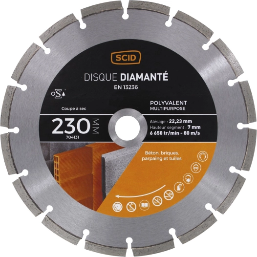 Disque polyvalent 230 22,23