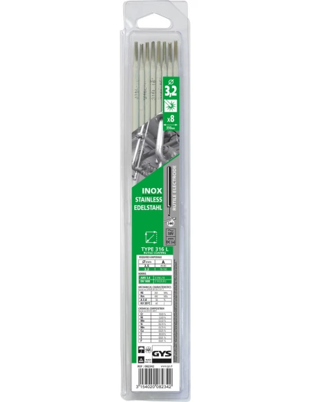 Electrode inox 8 3,2